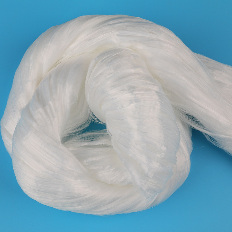 Nylon 6 de remolque flocado 4.5D semibrillante nativo