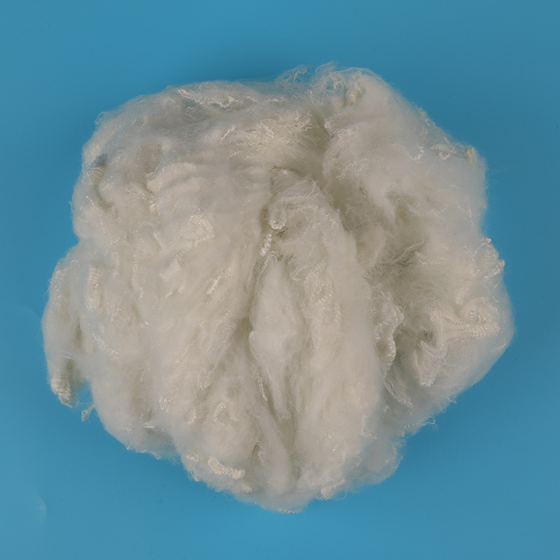 Fibra discontinua de poliéster no tejida blanca cruda (uso para Spunlace) 1,56 × 38 mm