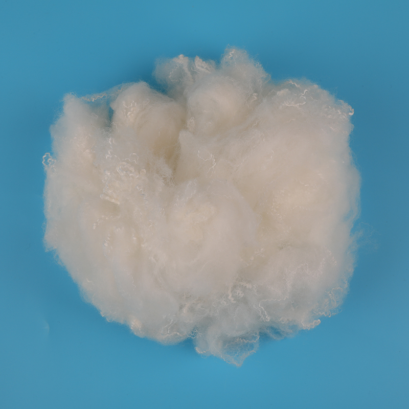 Fibra discontinua de poliéster de hilado de lana blanca súper cruda 3D × 102 mm