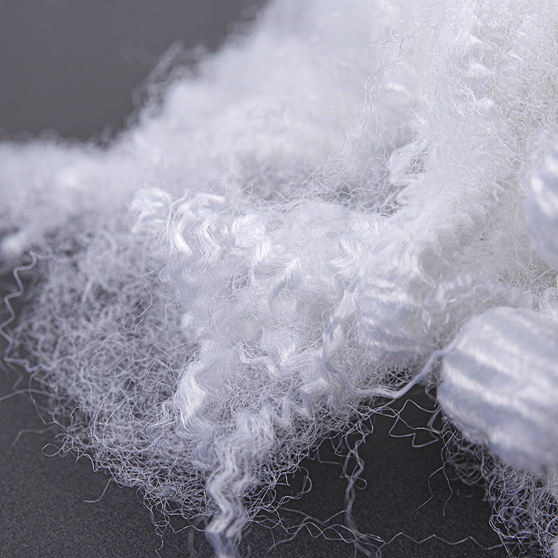 Fibra grapa de poliéster resbaladiza ignífuga hueca 6D×64m m Fibra grapa de poliéster resbaladiza ignífuga hueca 6D×64m m