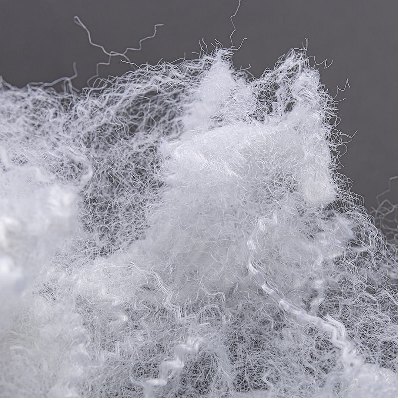 Fibra grapa de poliéster resbaladiza ignífuga hueca 6D×64m m Fibra grapa de poliéster resbaladiza ignífuga hueca 6D×64m m